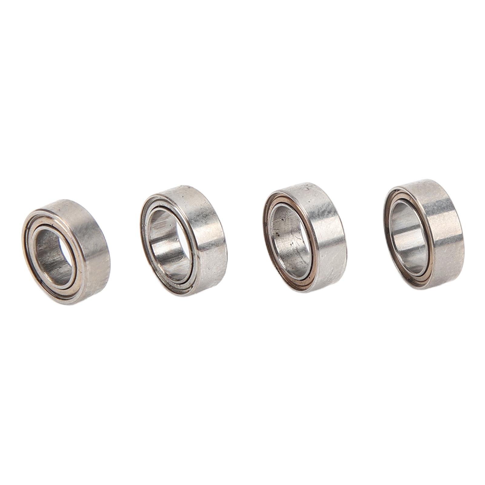 

4PCS RC Car Ball Bearing Steel Bearing Set for SCY 16101 16102 16103 16201 1 16 Remote Control Car Silver