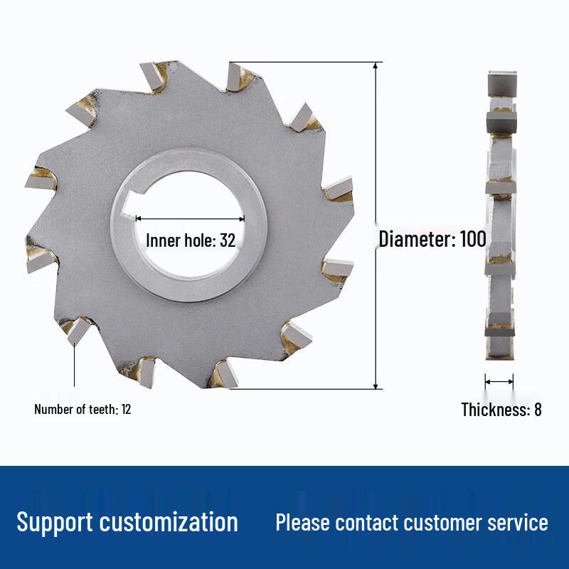 

Carbide Three-Side Milling Cutter