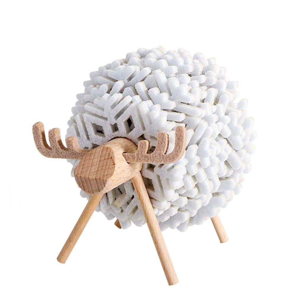 Creative Placemats Anti Slip Sheep Shape for  home Felt Coaster Cup Mat Cup Pads Drink Coasters
