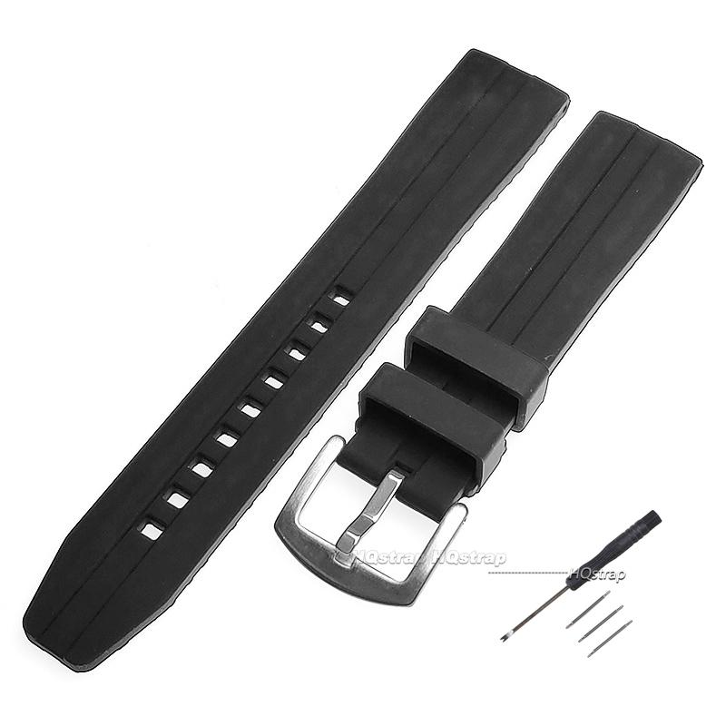 Extended Length Big Size Silicone Watch Strap for Rolex Wristband for Seiko Waterproof Bracelet 20mm 22mm Men Sport Rubber Belt