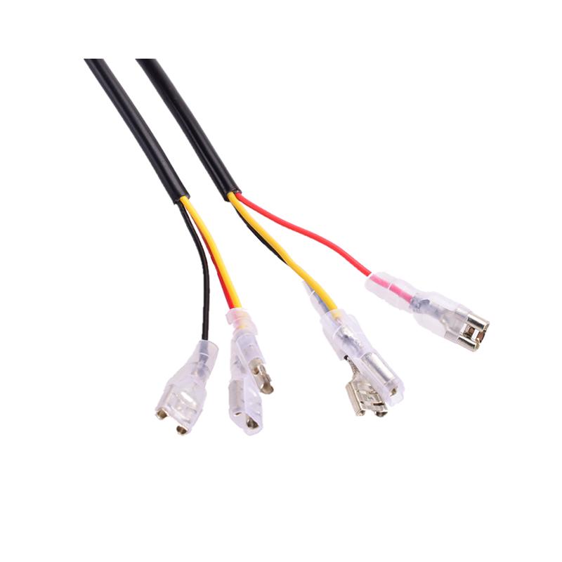 2024 New Senlo Universal Harness Strobe Flash Motorcycle Spotlight Wire Harness with Horn Flashing Function Harness Switch