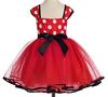 Dressy Daisy Baby Minnie Mouse-inspired Polka Dot Costume for Girls, Birthdays, Parties, Tulle Skirt, Headband Included, Red, Ages 9-12 Months