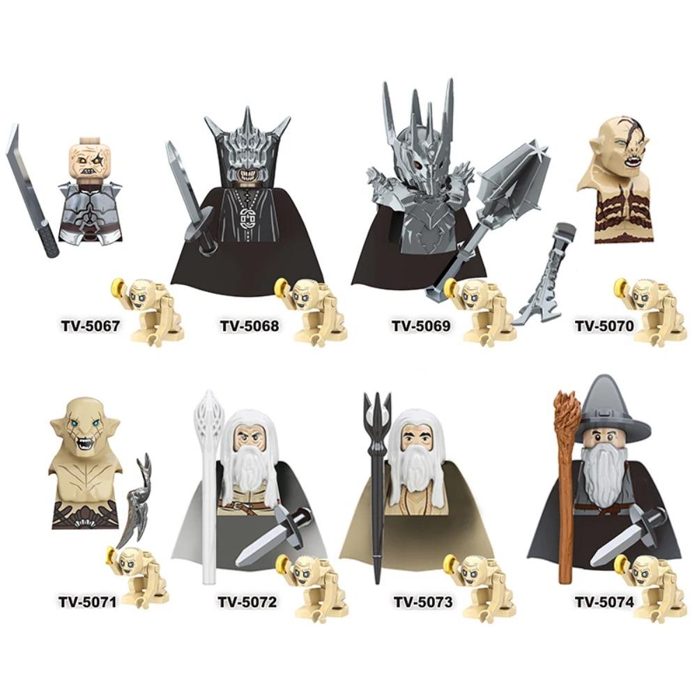 

Середньовічні фігурки Володаря Перснів Воїни Назгулів Вершник Кінь Лицарі Будівельні блоки Цеглинки Іграшки для дітей подарунки