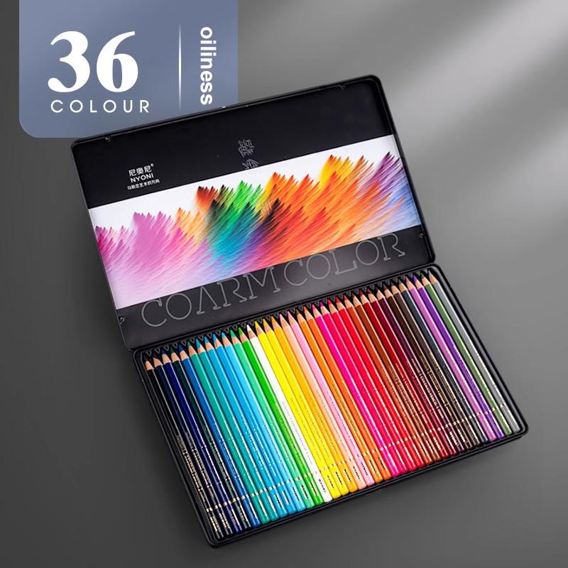 

24-180 цветов масляные цветные карандаши водорастворимые карандаши с деревянной ручкой набор для рисования и эскизов