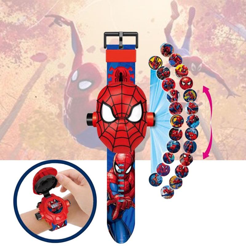 Kids' Cartoon Electronic Watch With Projection And Light Suitable For Ages 3-8
