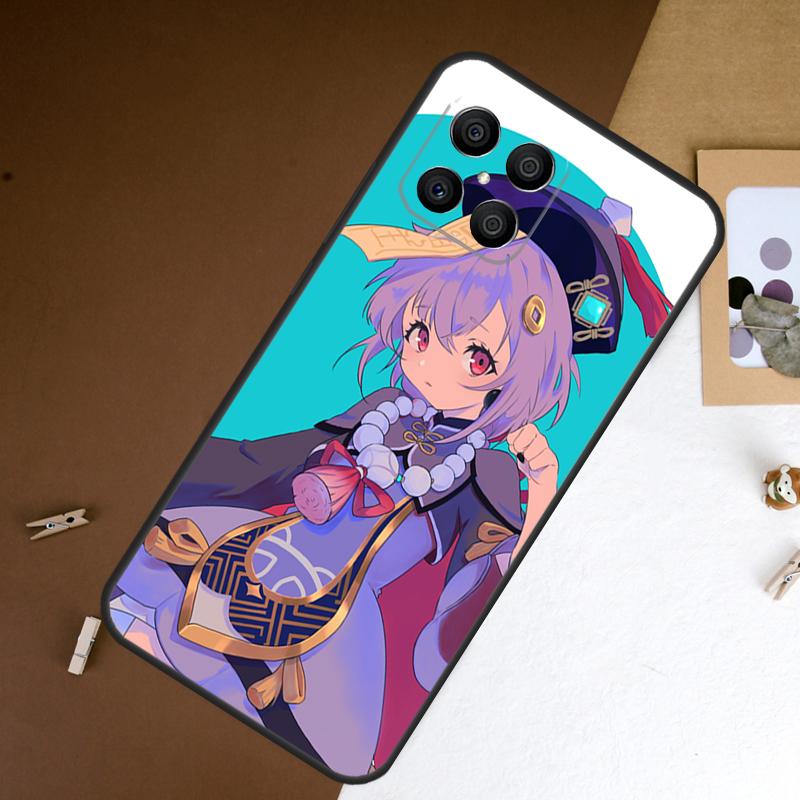 Qiqi Klee Genshin Impact Hoesje Voor Honor 200 Pro 400 50 70 90 X9a X9b X9c X9d X8b X8c Win Magic 7 Lite 5 6 8 Pro Cover