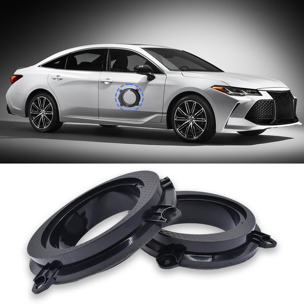 Car Audio Speaker Adapter Mount Spacer Bracket Holder for Toyota Corolla RAV4 PRADO 6.5 Inch for Lexus Adapter with Harness