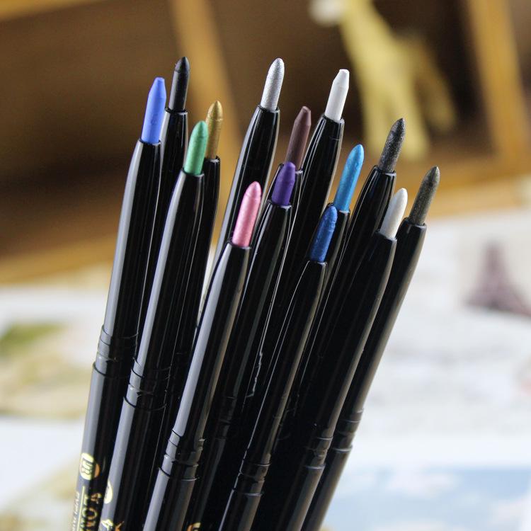 

Оригинальная автоматическая вращающаяся стойкая водостойкая подводка для глаз и карандаш-тени для век с шиммером LOMEOU 14# Shimmer Pink