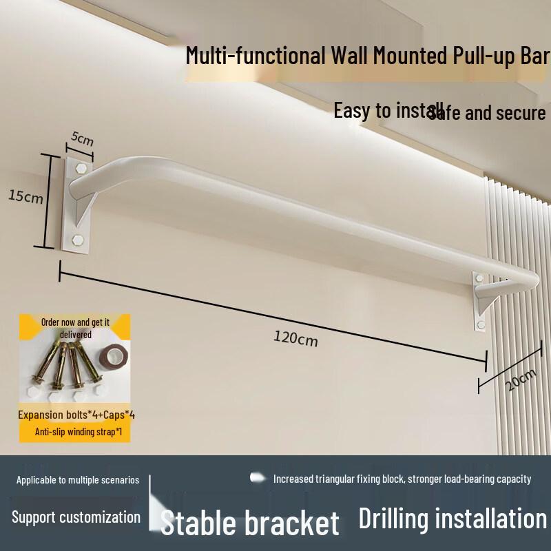 Indoor Wall-Mounted Pull-Up Bar