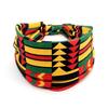 European American Women's Hair Band African Print Pattern Wide Edge Elastic Knot Sports Yoga Headband Women's Headwear Hair