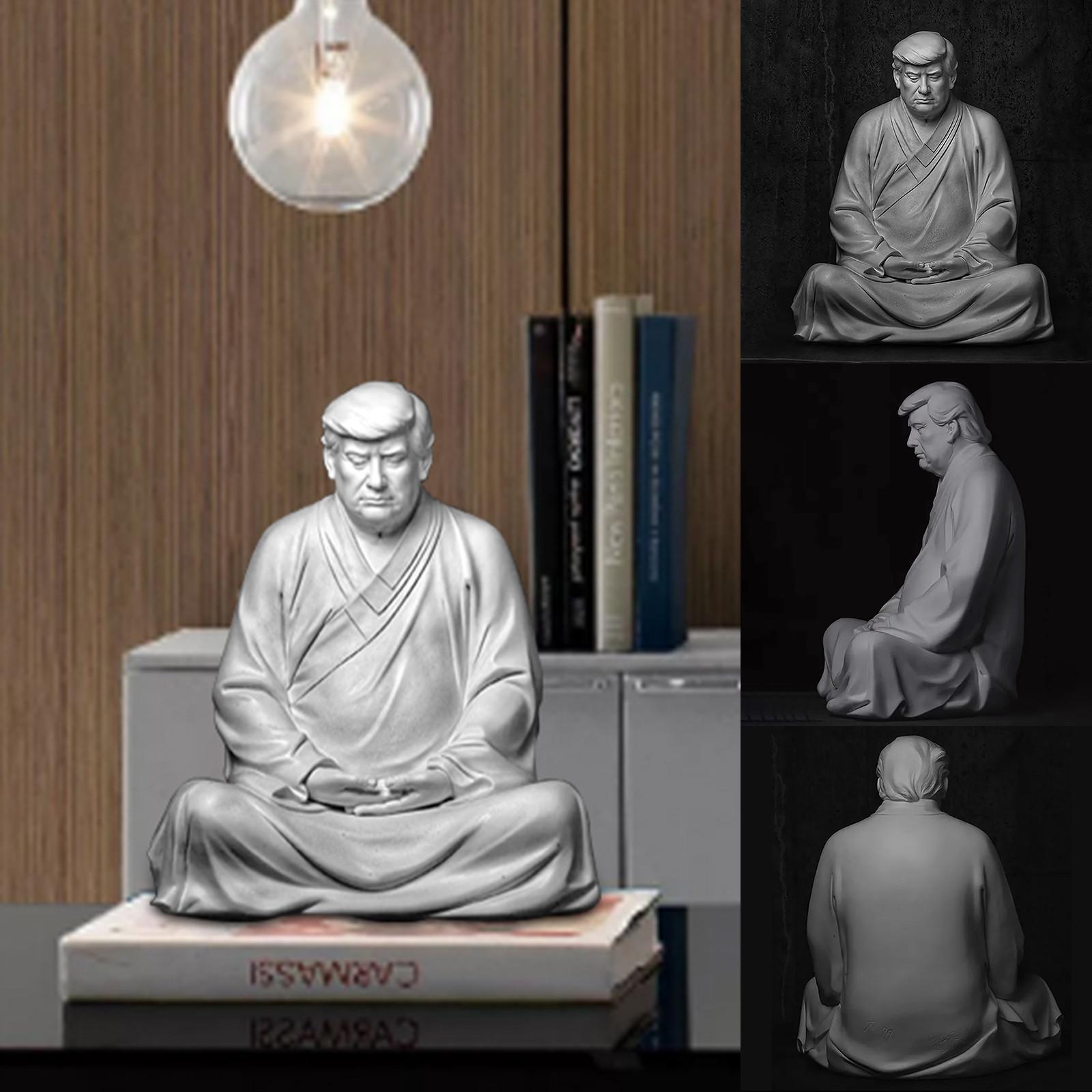 

Украшения Folulus Дональда Трампа-Будды, китайское популярное означающее «ситянь понимает Будду»