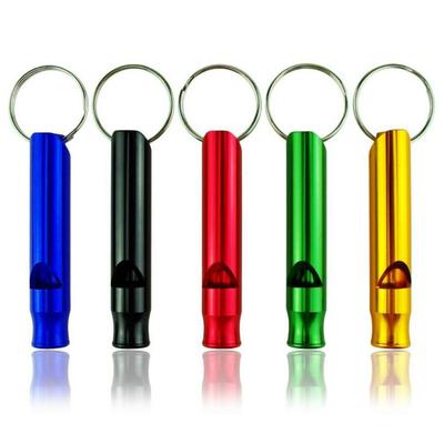 1pcs Multifunctional Aluminum Emergency Survival Whistle Portable Keychain Outdoor Tools Training Whistle Camping Hiking