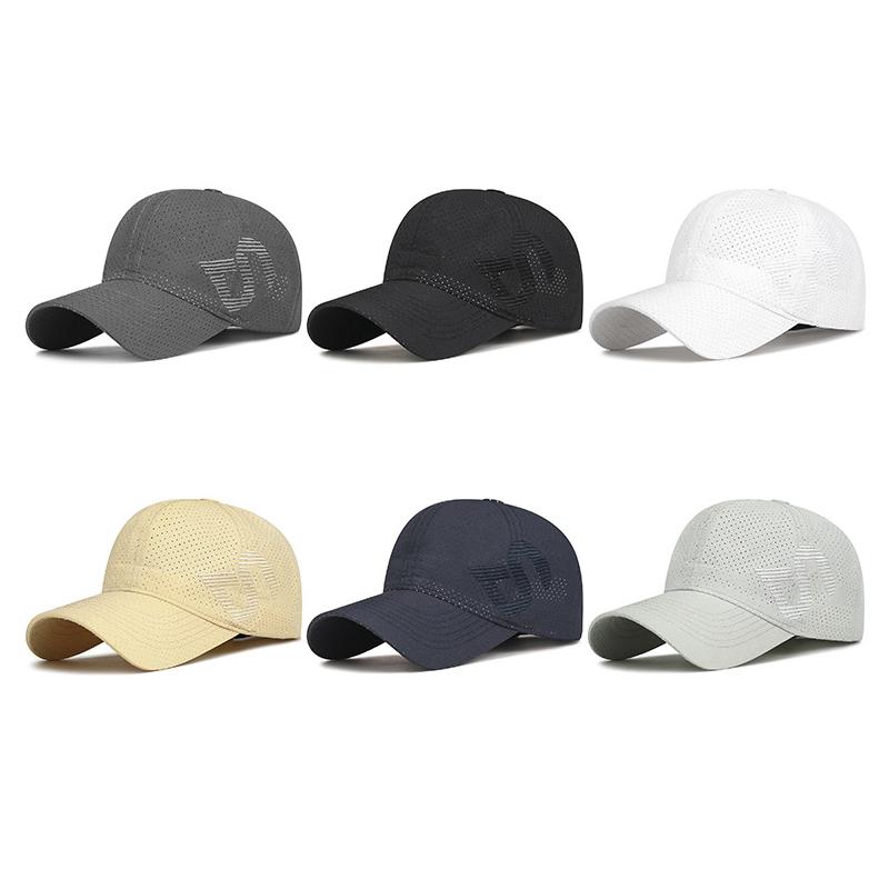 Summer Embroidery Quick-Drying Mesh Breathable Cap Sunscreen Thin Outdoor Sun Visor Baseball Cap