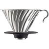 Hario V60 Metal Dripper Dishwasher Safe Silver 1 4 Cups Vdmr 02 Hsv