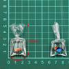 1Pcs 24*53MM DIY Transparent Resin Simulation Goldfish Pendant Jewelry