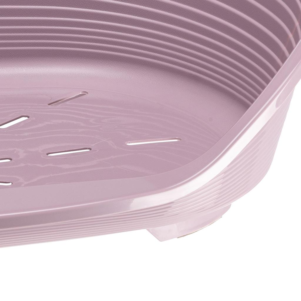 Ferplast Siesta DX 8 Washable Pet Bed for Dogs and Cats, Plastic House, Purple