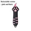 Plastic Material Cat Paw Box Cutter Cartoon Design Retractable Cat Knife  School Supplies