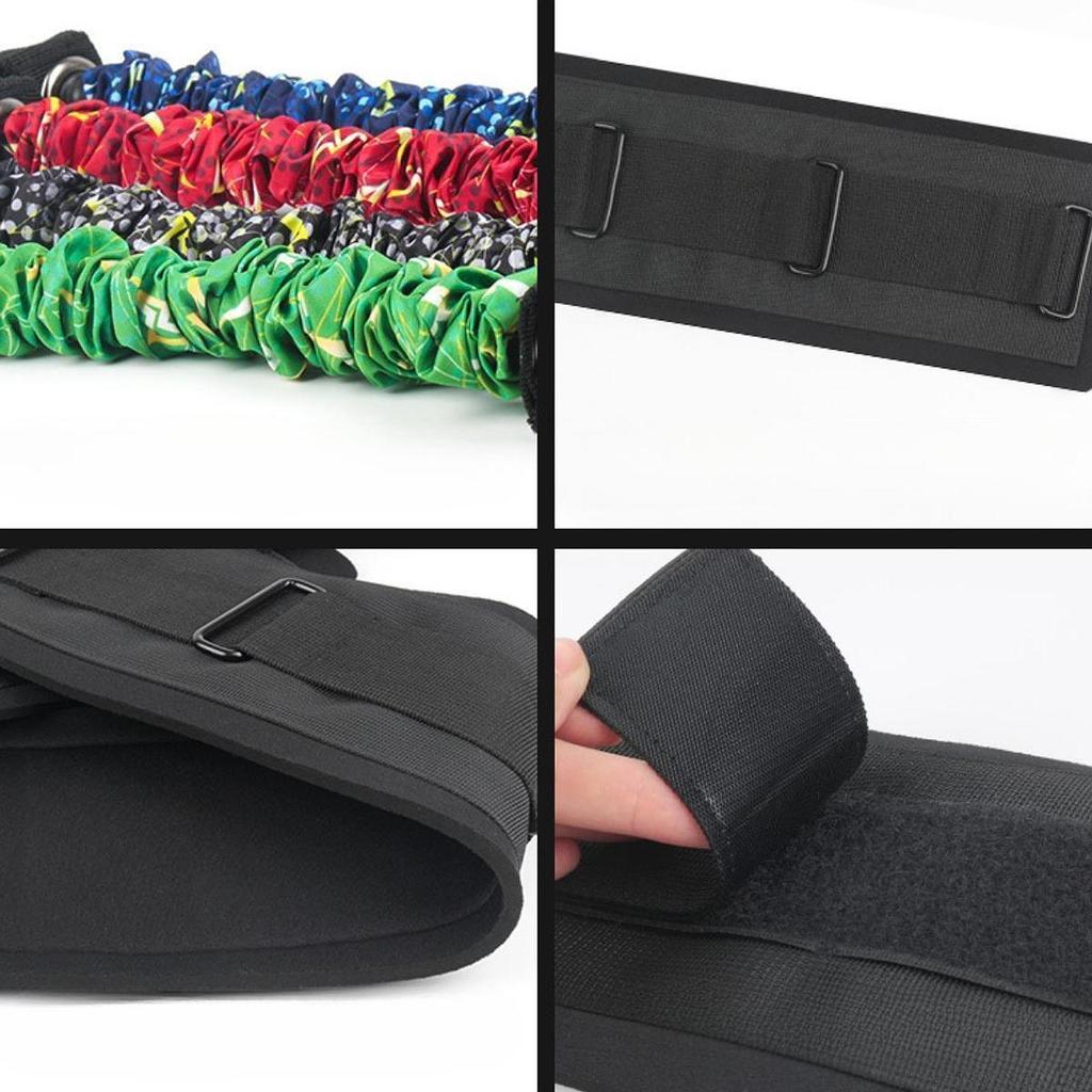 Beinkraft Widerstandsbänder Set Zugseile Knöchelbänder Agilität Basketball Volleyball Hüftgurt