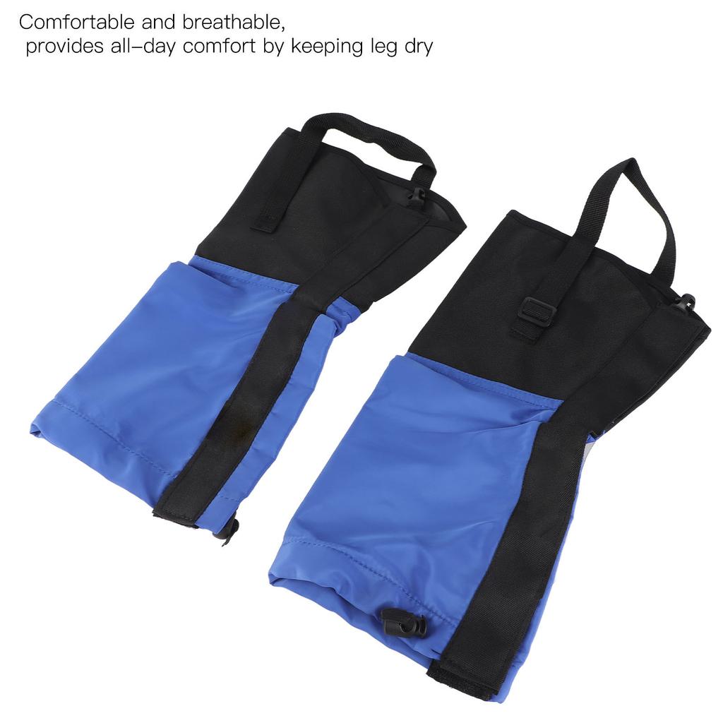 Children Desert SandProof Shoe Cover Legging Gaiters Boots Cover for Hiking Riding(Blue )
