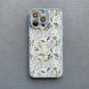 Fresh Small Flower Graphic Phone Case For iPhone 16 15 14 Pro Max Plus 17 Pro Max 13 Mini 12 11 Pro Max Shockproof Cover Fundas