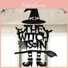 Witch Bat And Theme Halloween Door Hanging Decorations For Festive Ghost Party