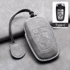 Leather Car Key Case Cover for Ford Edge Fusion Mustang Explorer F150 F250 F350 Ecosport Edge S-MAX Ranger for Lincoln Mondeo