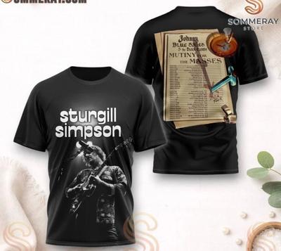Sturgill Simpson Mutiny For The Masses Tour 2026 AOP 3D T-ShirtWird In Neuem Fenster Oder Tab Geöffnet