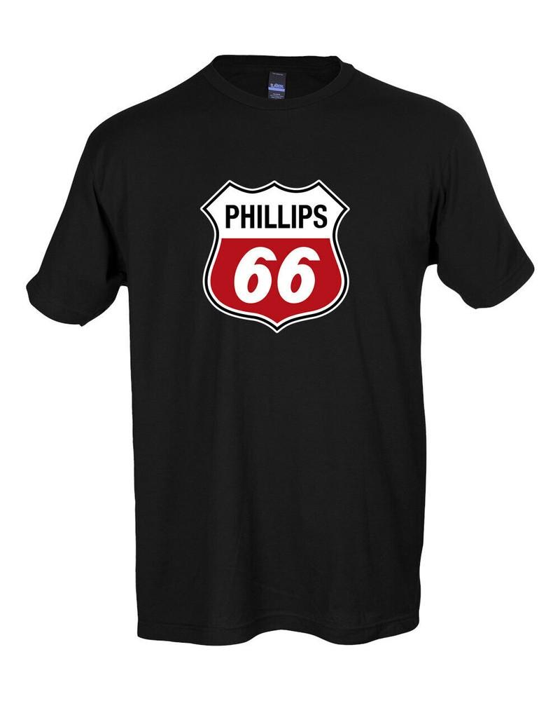 Phillips 66 Gasoline Oil Main Logo shirt 6 Sizes S-5XL! Fast Ship! Unisex T-Shirt S