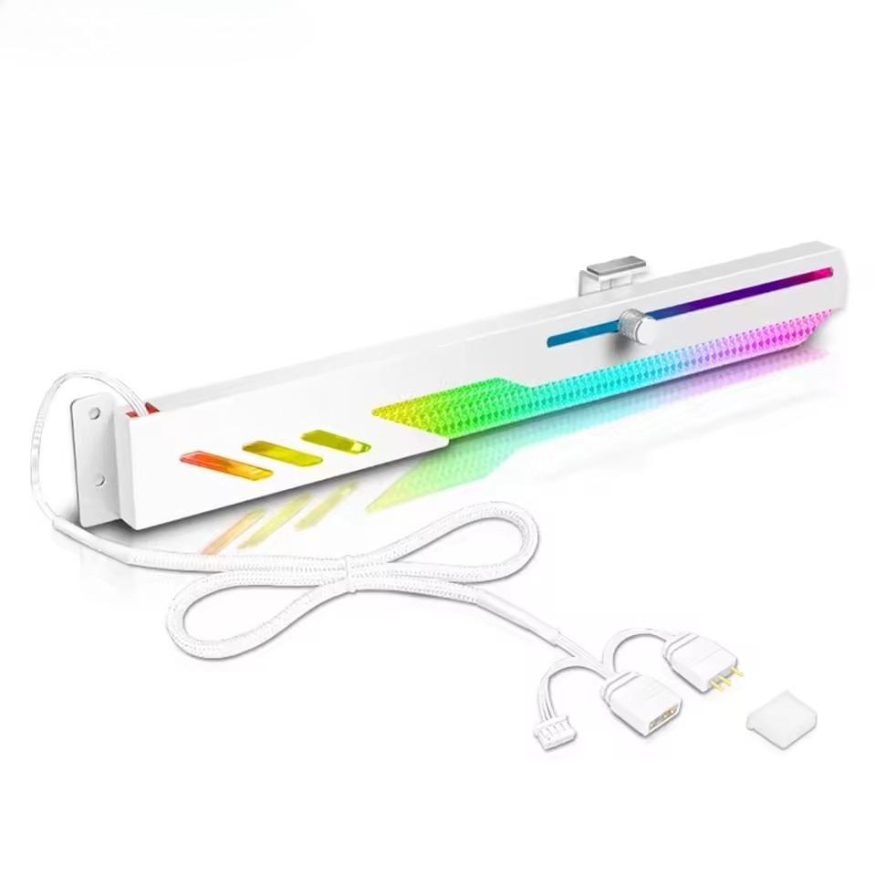 Customized Video Card Stand GT8 Horizontal Graphics Card Bracket 5V 3Pin ARGB GPU VGA Holder Desktop PC Case DIY Accessories