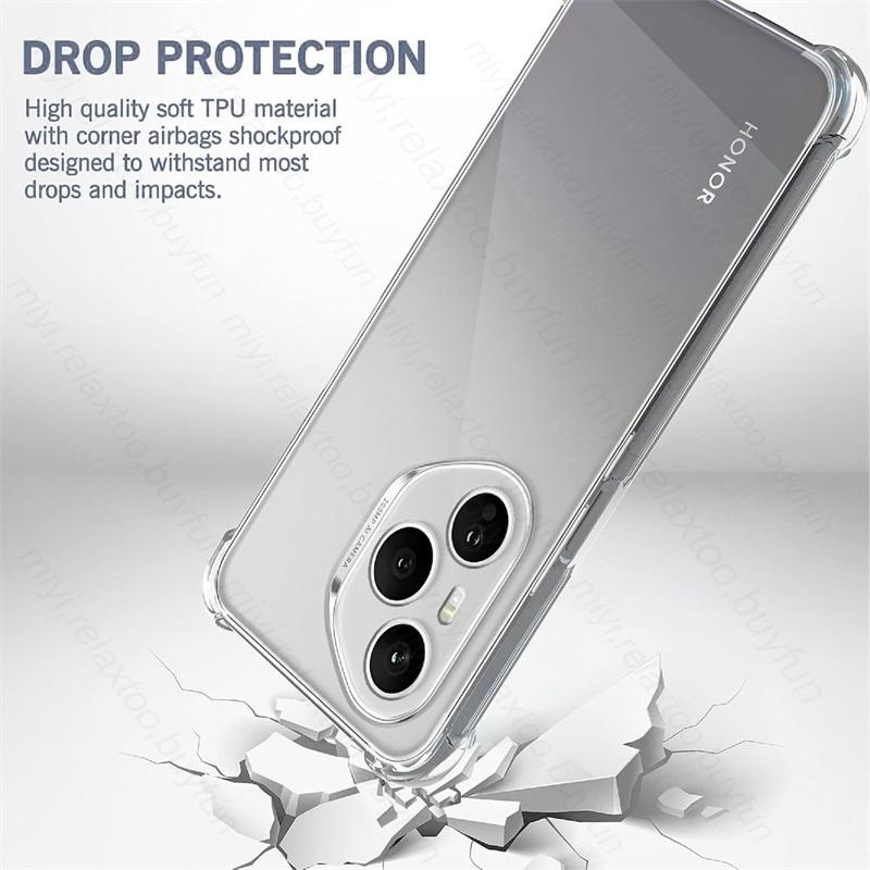 Thick Shockproof Silicone Clear Phone Case For Honor400 Honor 400 Pro Lite Honor400Pro Honor400Lite 5G Transparent Soft Cover