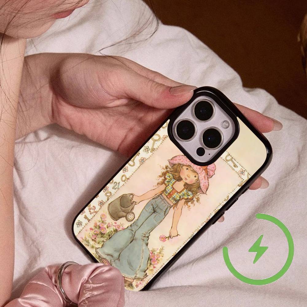 

Sarah Kay Girls Cute For Magsafe Wireless Charge Magnetic Phone Case For IPhone 17 16 14 13 12 11 15 Pro Max Plus iPhone 14 pro