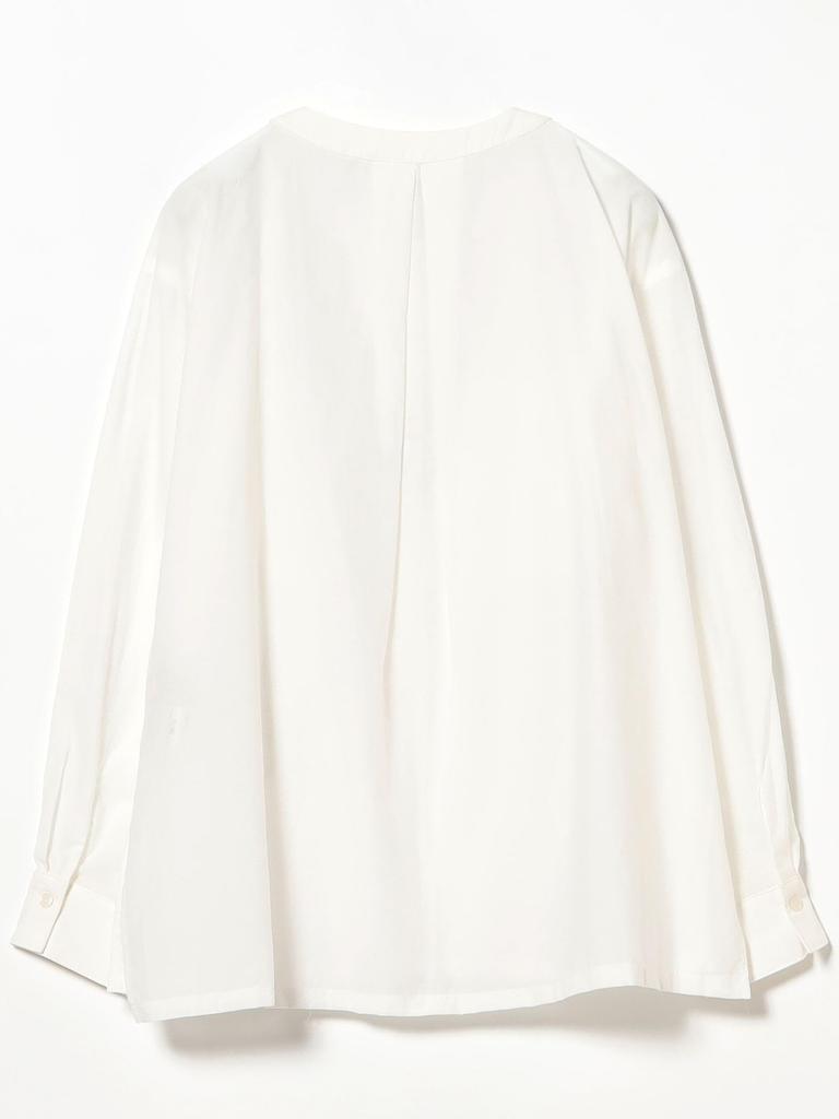 B:MING LIFE STORE by BEAMS Women's Off-White Sheer Shirt (S-M)