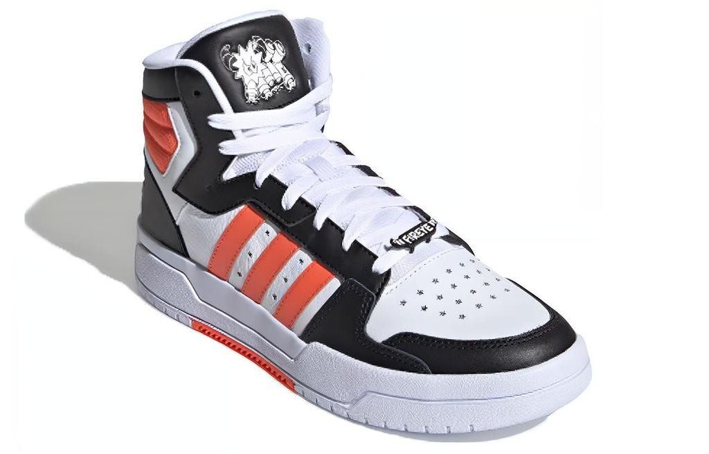 adidas Entrap Mid Shoes 'White Black Orange' H01542
