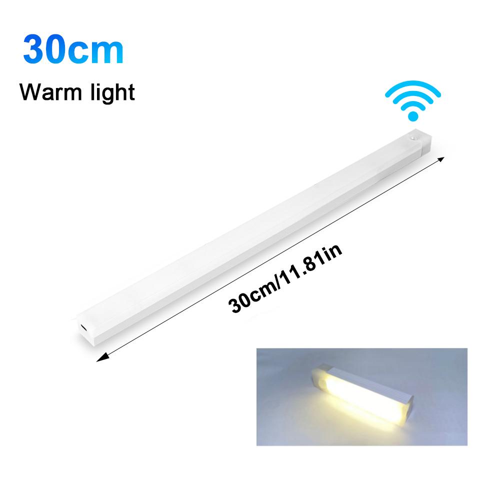 Tybe-c Rechargeable Car Sensor Light for Floor Trunk Hood Automatic Induction White Light Bar Magnetic Maual/Sensing Mode Lamp