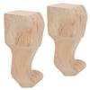 4PCS Carved Cabinet Feet Sofa Closet Coffee Table Foot Guesthouse Accessories for Hotel