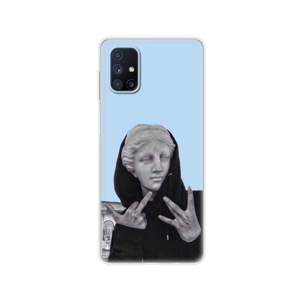 For Samsung M51 Case 6.7" Tpu Soft Silicon Back Phone Cover For Samsung Galaxy M51 GalaxyM51 M 51 M515f Case Funda Coque