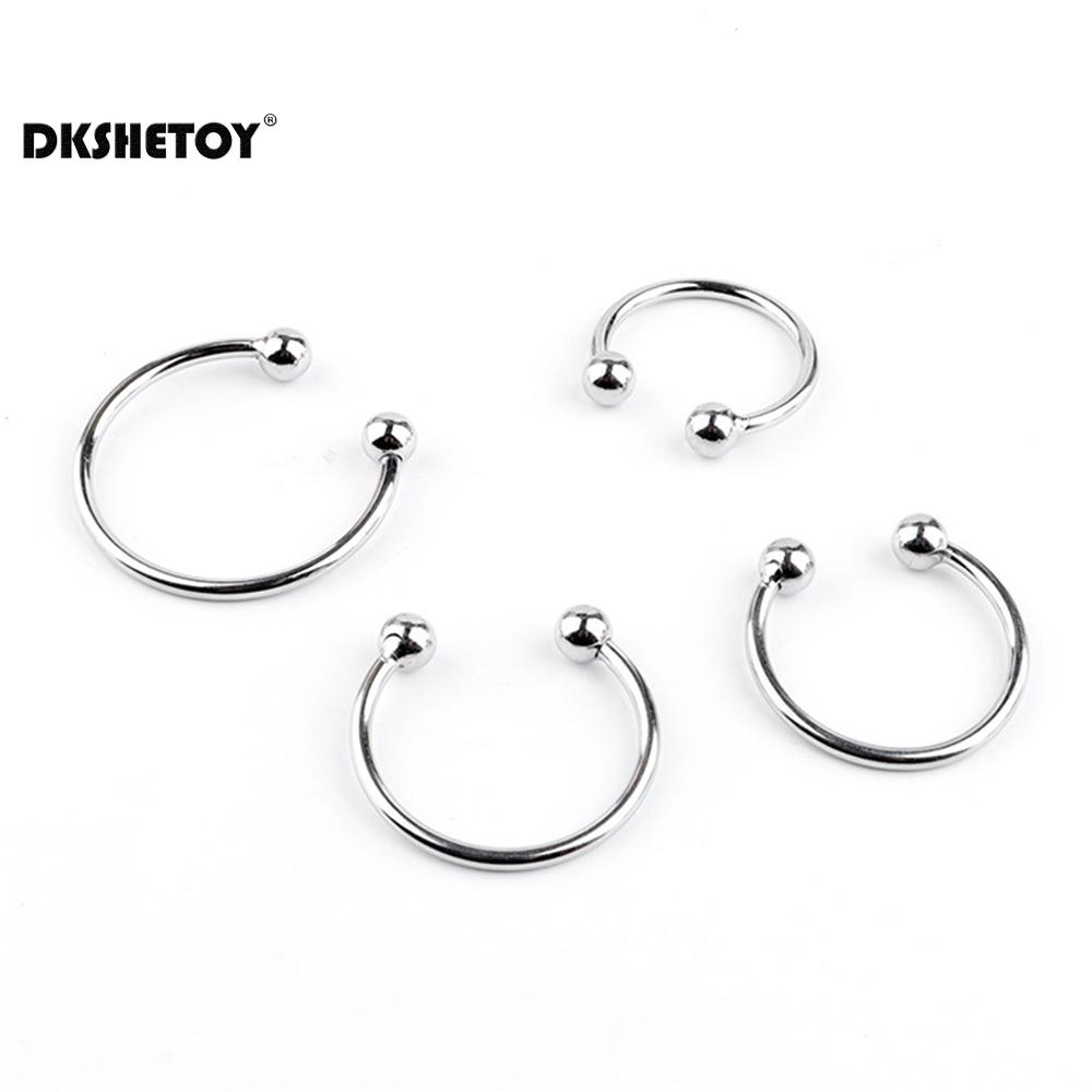 Penis Ring Stainless Rings Head Glan Stimulating Adult Products Male Sex Toys Metal Ring Sex Toys for Men Delay Ejaculation