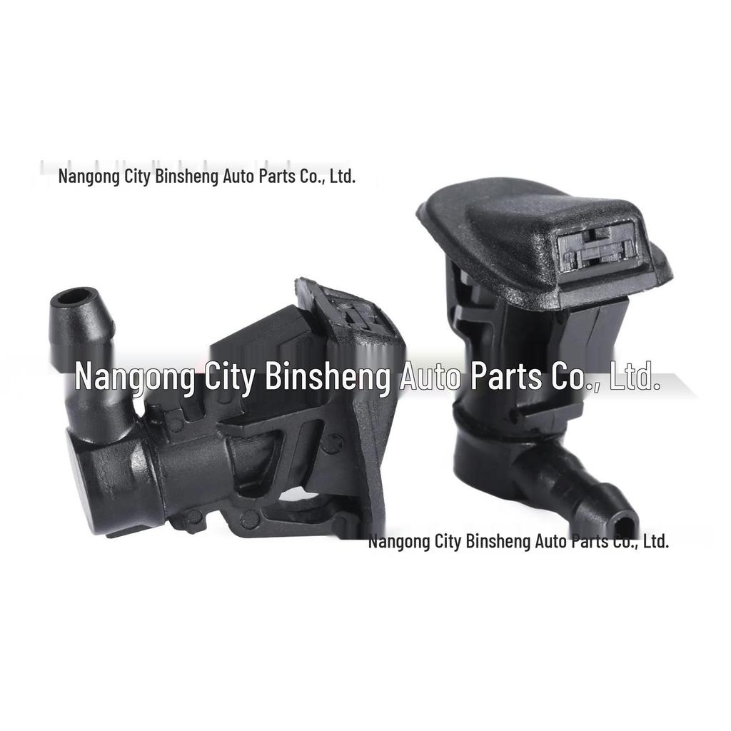 Compatible Windshield Wiper Washer Nozzle for Jeep Wrangler JK Hood (Part 68164356AB)