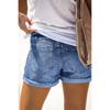 2026 New Summer Women's Street Fashion Denim Ripped Shorts