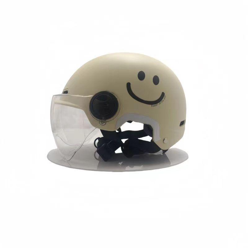 

Сертифицированный 3C Унисекс Шлем для Электромобиля - Всесезонный, Половина Лица, Варианты Печати на Заказ