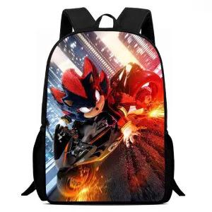 Cartoon Animation Sonic Primary And Secondary School Students Schoolbag Children'S Men'S And Women'S Backpack Schoolbag