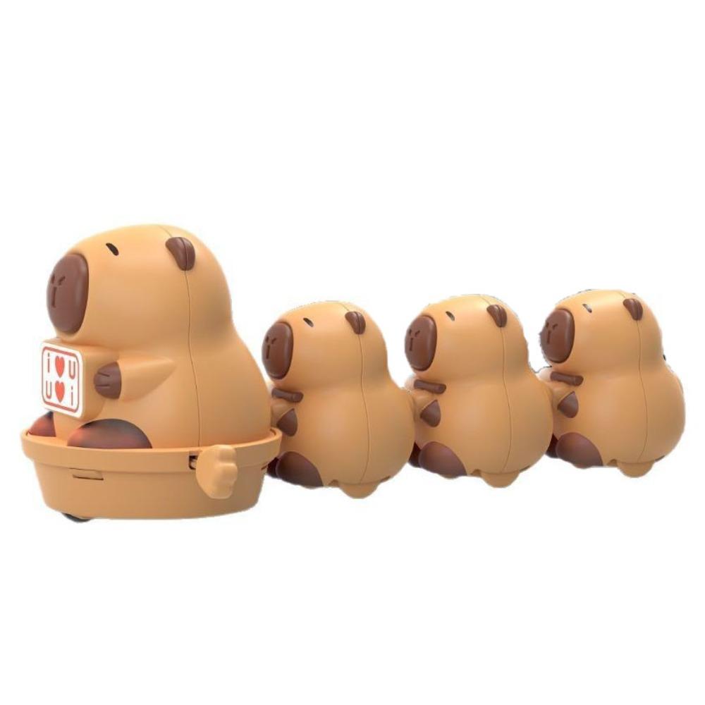

Interactive Capybara Clockwork Toys Cartoon Clockwork Model Toy Capybara Wind-up Toy Gifts коричневый