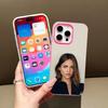 Fashion Eiza Gonzalez Jelly Double layer Rose Red Mobile Phone Case for iPhone 17 16 15 14 13 12 11 Air Pro Max Plus Protective