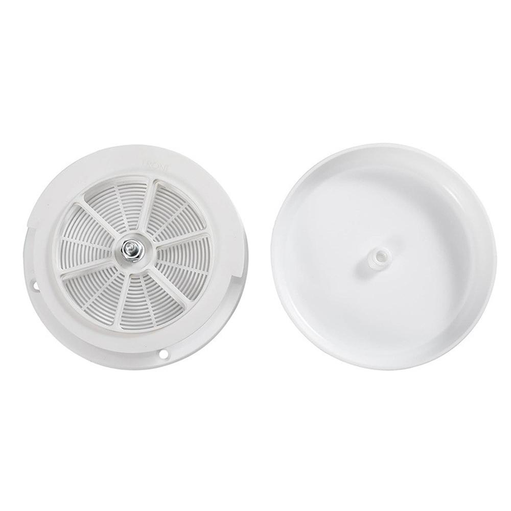 Mushroom Style RV Roof Vent Cap, White