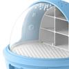 Small Animal Silkworm Habitat Cage Plastic Spacious Terrarium for Classroom Science Project and Outdoor Use