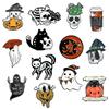Halloween Series Brooch, Ghost In Hat, Skull, European and American Funny Pins, Bags and Clothes