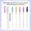 50pcs Disposable Eyelash Mascara Brushes Soft Polyester Bristles Elegant Beauty Accessories Eyelash Extensions Eyebrow Styling