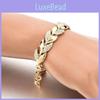 Trendy Alloy Leaf Bracelet Perfect For Travel Souvenirs In Gold Silver And Rose Gold