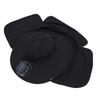 Solar Fan Sun Hat USB Rechargeable   UPF50 Waterproof Wide Brim Fishing Hat with Neck Flap for Beach Garden Outdoor Sports