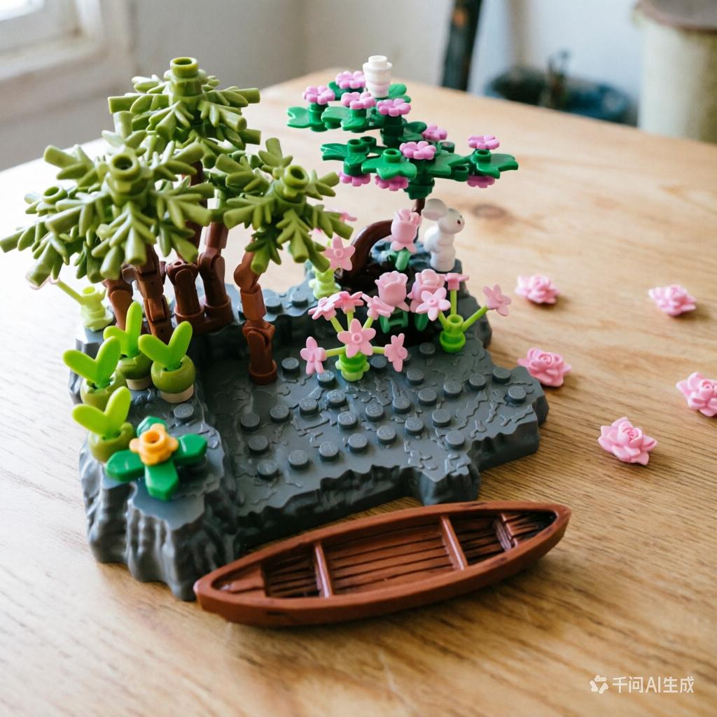 Base per Roccioso F01 MOC Blocchi da Costruzione Modello di Paesaggio Fai da Te Accessorio Compatibile con Minifigure Giocattoli Educativi per Bambini Regalo